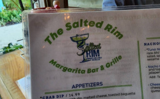The Salted Rim Margarita Grille menu