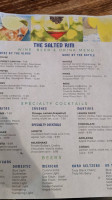 The Salted Rim Margarita Grille menu