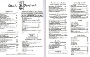 Eagle Cap Grill menu