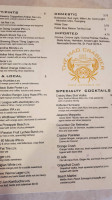 Mad Crabber menu
