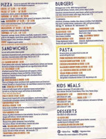 The Landing Grill menu