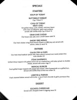 Kennebec Tavern Marina menu