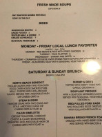 200 North Beach Restaurant Hurricane Hunter Bar menu
