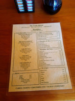 Forks Resort menu