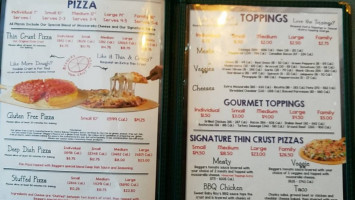 Beggars Pizza menu