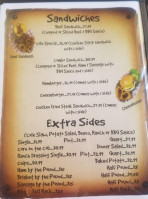 Holy Smoke Bbq, Mexican N American Food menu