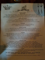 The Old Bull Tavern menu