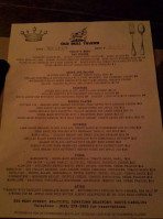 The Old Bull Tavern menu