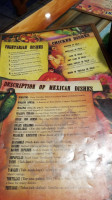 El Rodeo Mexican menu