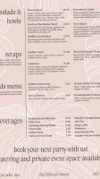 Eden Cafe And Bakeshop menu