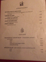 Sardis Point Cafe menu