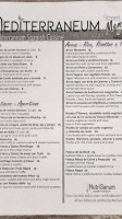Mediterraneum Street Food menu