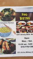 Pho Bistro food