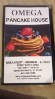 Omega Pancake House menu
