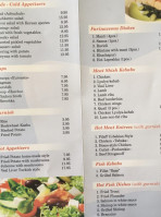 Cafe Eurasia menu