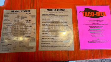 Bennu Coffee Llc menu