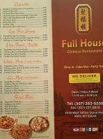 Full House Chinese food