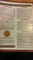 El Rey Azteca menu