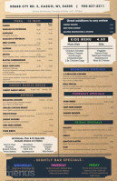 Jw's Place menu