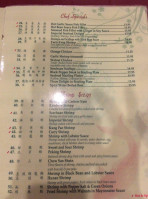 Uncle Chen menu