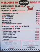 Wooo Doggie menu