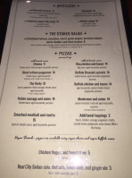 Stoked Wood Fired Pizza Co menu