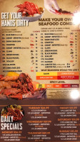 The Mighty Crab menu