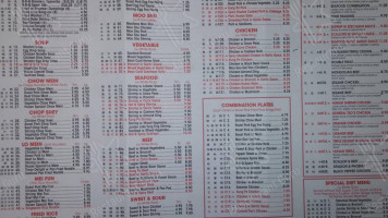 Hong Dragon menu