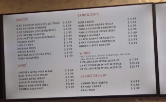 Do Darya menu