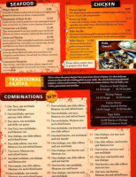 Checo's Mexican menu