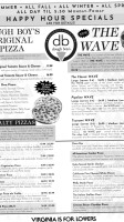 Dough Boy's California Pizza menu