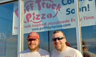 Puff Truck Pizza Puff Food Truck And Storefront inside