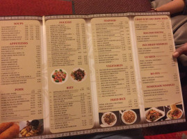 Tae Fu Chinese menu