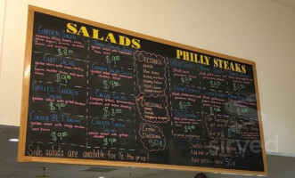 Phillys Cafe Deli menu