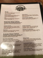 The Trailside Grill menu