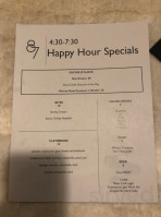 87 Food Drink menu