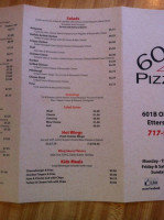 601 Pizzeria menu