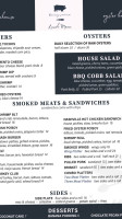 The Briny Swine menu