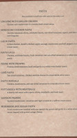 Dora's Gourmet Cafe menu