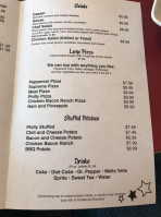 The Alibi Grill menu