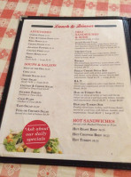 Armstrong's menu