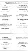 Harbor View Grill menu