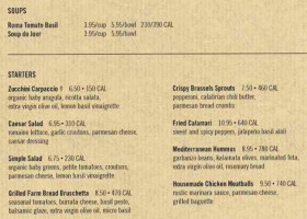 Ruscello - Nordstrom Ridgedale menu