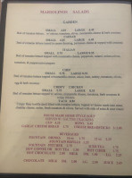 Mariolinos menu