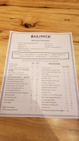 Bailiwick Gastropub menu