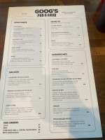 Goog's Pub Grub menu