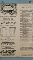 Finnriver Farm Cidery menu