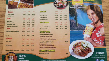 L L Hawaiian Barbecue food