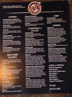 Red's Fish House menu