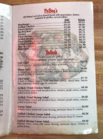 Sandy's Place menu